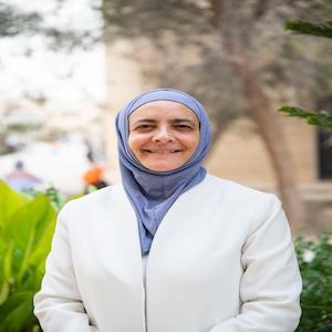 Rana Dajani. Professor of genetics and molecular biology, Hashemite University, Jordan